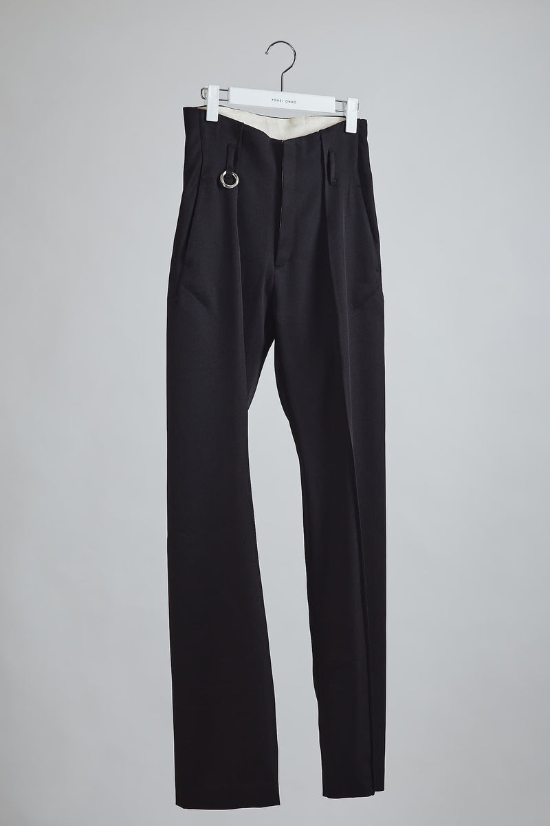 YOHEI OHNO High Waist Metalic Pants / 38⚫︎圧縮して箱o - パンツ