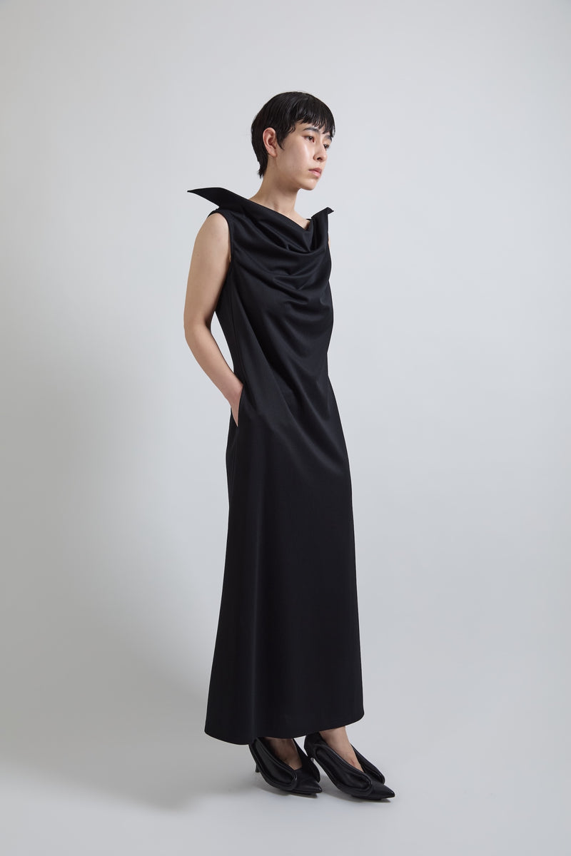 yohei ohno ベロア バイカラー ドレス V Dress – YOHEI OHNO