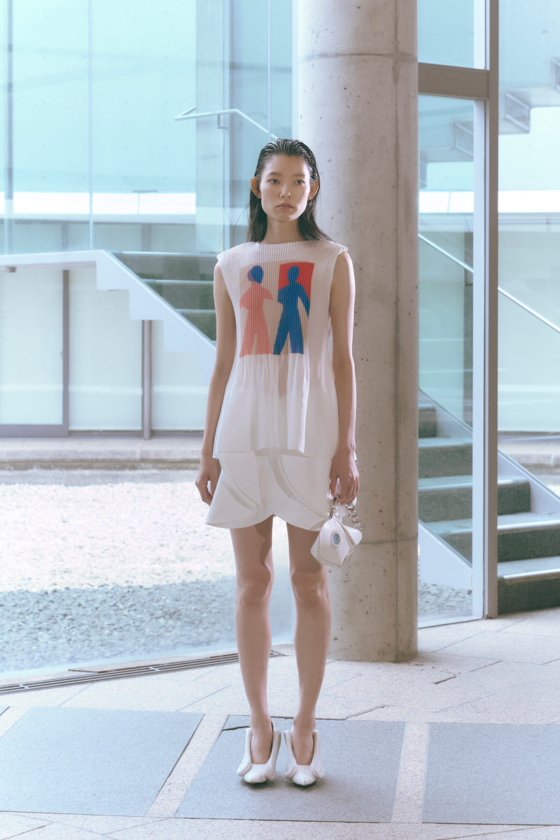 Graphic Pleats Top A – YOHEI OHNO