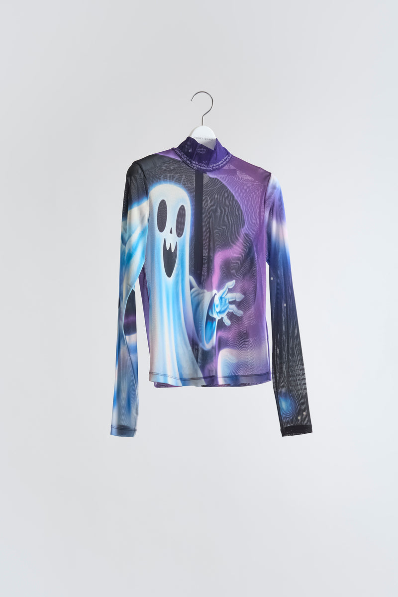 Graphic Mesh Top (FALL2024) – YOHEI OHNO