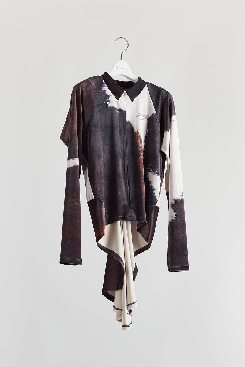 トップス yoheiohno Cowhide Velour Cycling Top Cowhide Velour Cycling Top – YOHEI OHNO