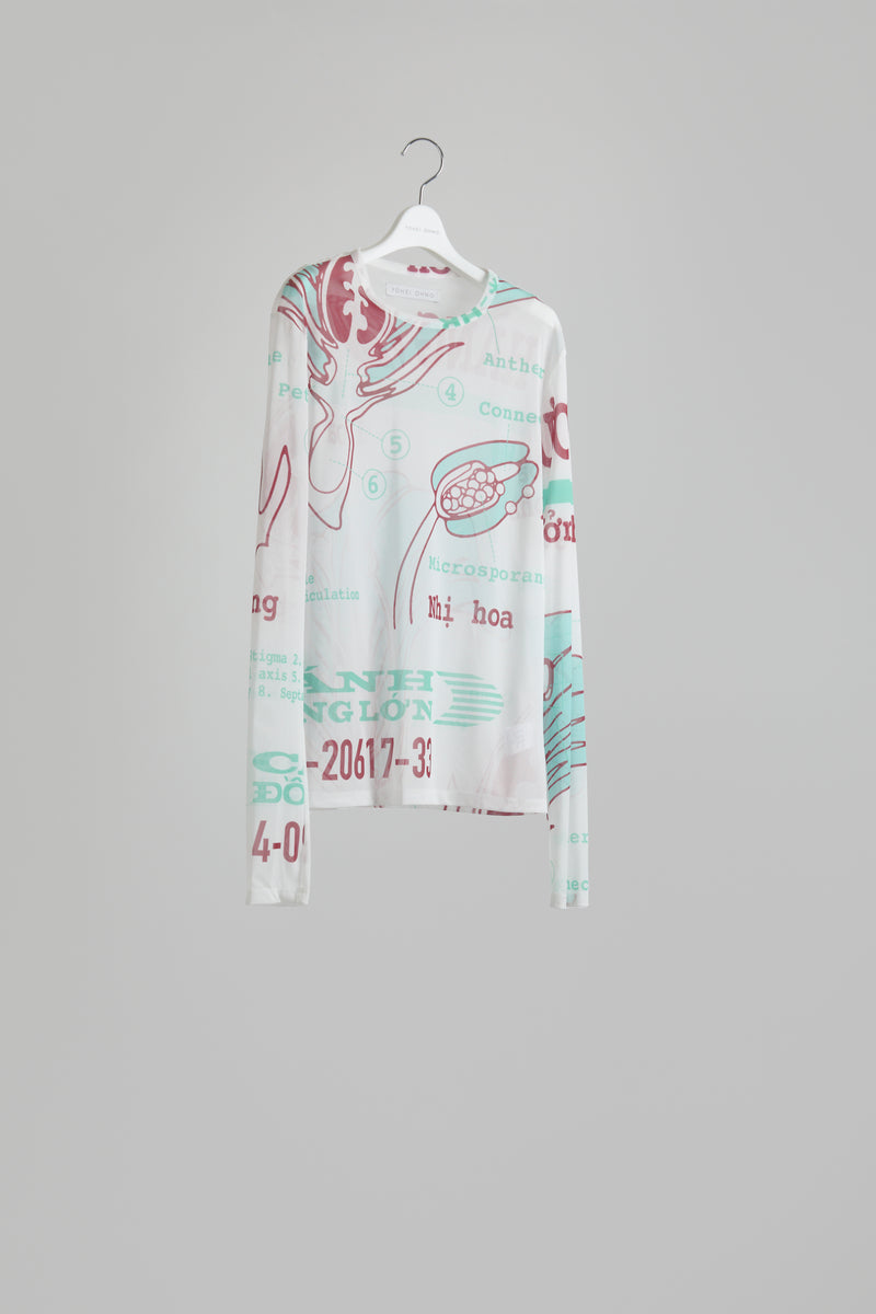 YOHEI OHNO シアー トップス YOHEI OHNO Graphic Mesh Top シアートップス - メルカリ