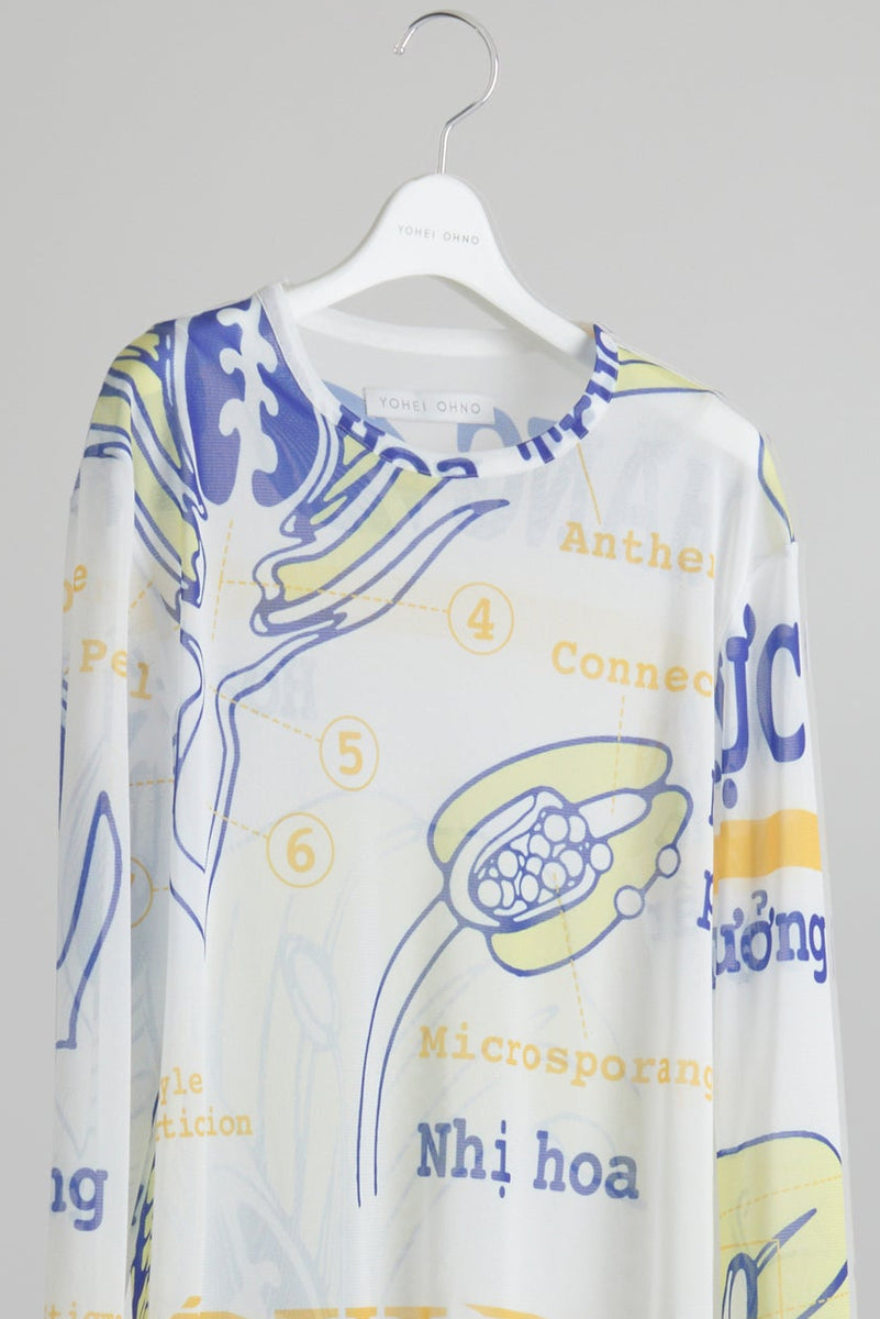 Graphic Mesh Top B (SPRING2025) – YOHEI OHNO