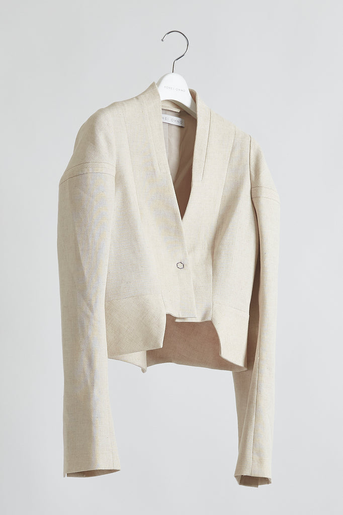 "Tel Aviv" Short Linen Jacket