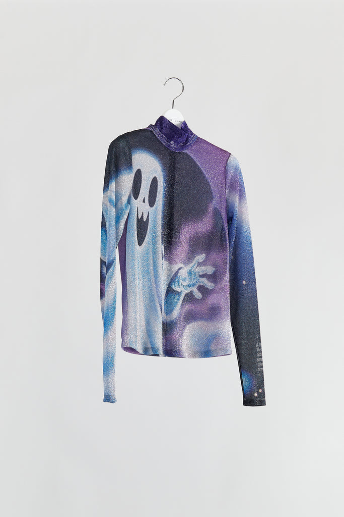 Graphic Glitter Top