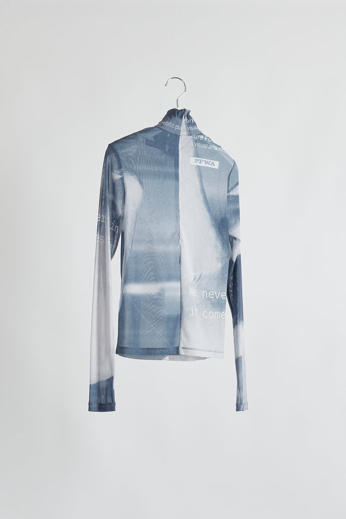 Graphic Mesh Top