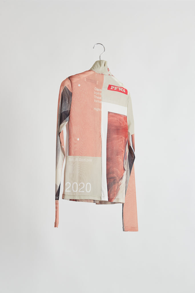 Graphic Mesh Top