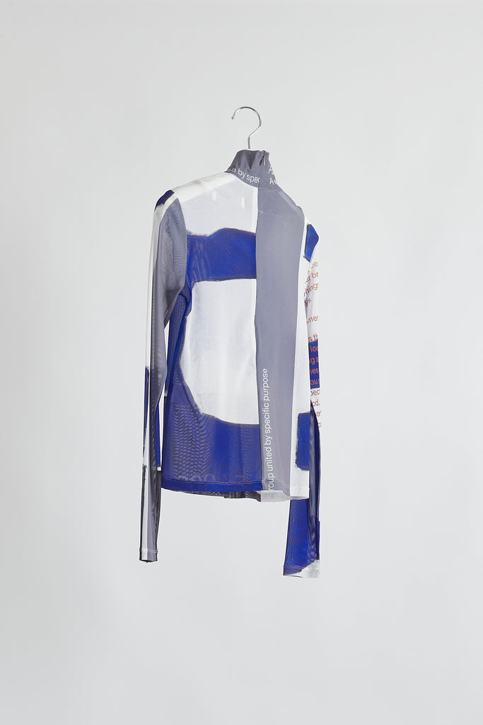 Graphic Mesh Top