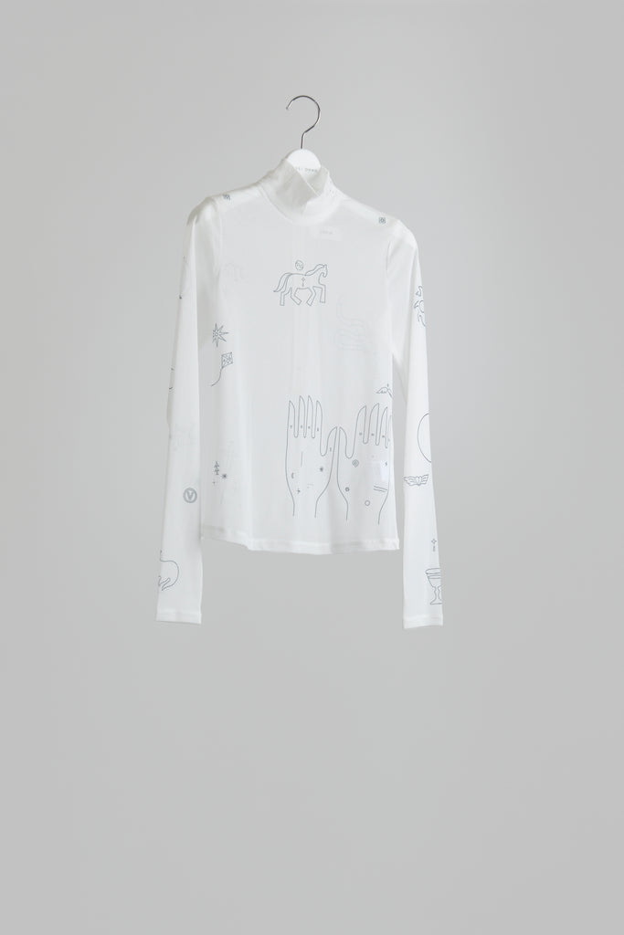 Graphic Mesh Top (× VOILLD & Chiaki Kobayashi)