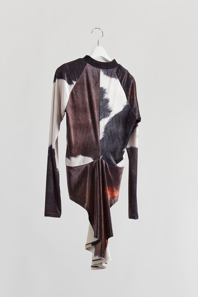 Cowhide Velor Cycling Top