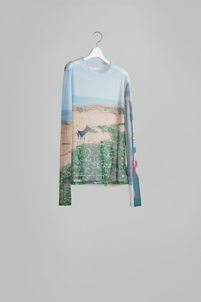 Graphic Mesh Top B