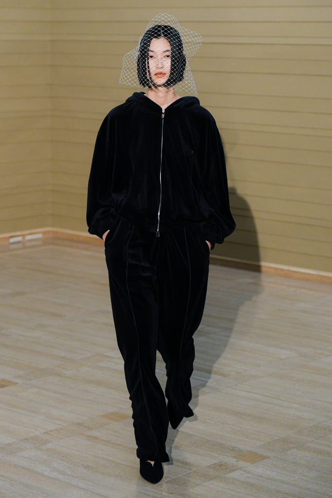 "Our Basic" Cotton Velour Trousers