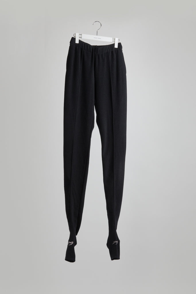 Wool Jersey Stirrup Leggings