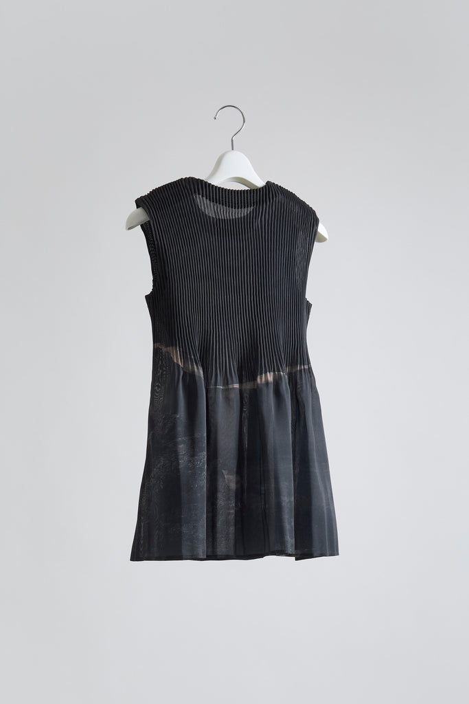 Graphic Pleats Top A