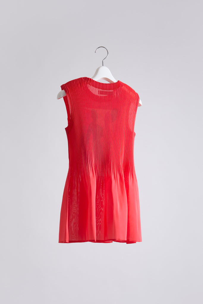 Graphic Pleats Top A