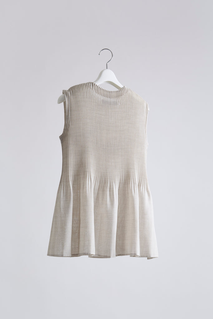 Graphic Pleats Top B