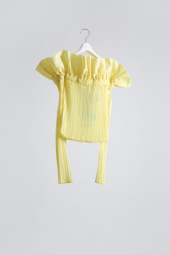 Pleats Blouse (Graphic)
