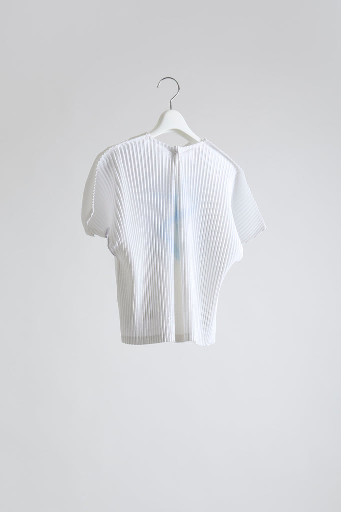 Graphic Pleats T-shirt