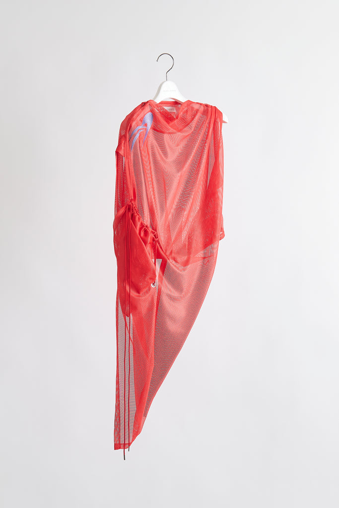 Knapsack Drape Mesh Top