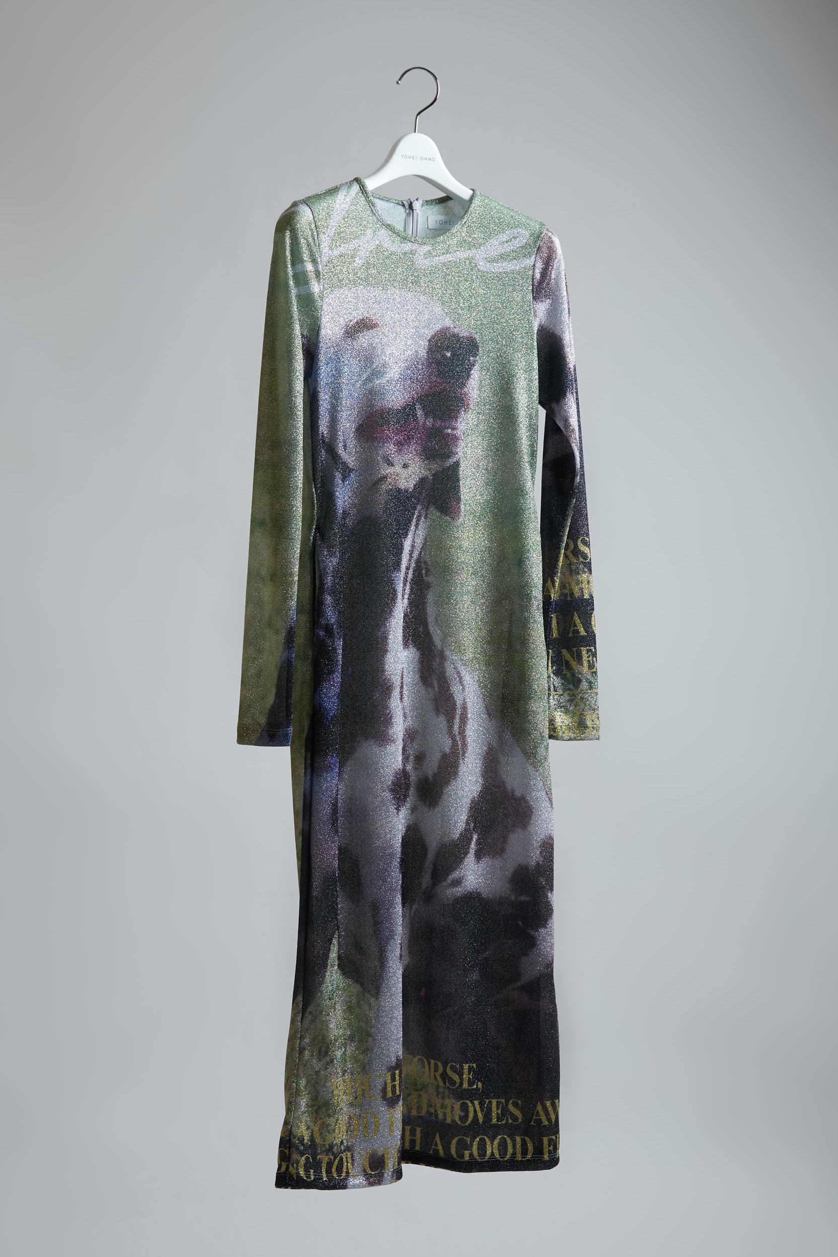 YOHE OHNO Graphic Glitter Dress | tradexautomotive.com