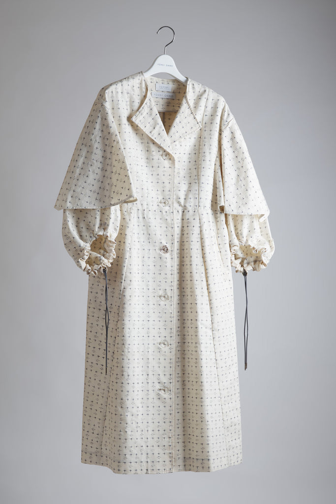 "3711 PROJECT" Layered Sleeve Coat Dress -53