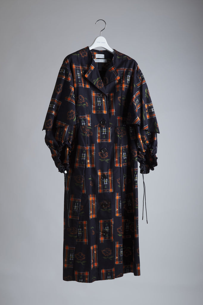 "3711 PROJECT" Layered Sleeve Coat Dress-59