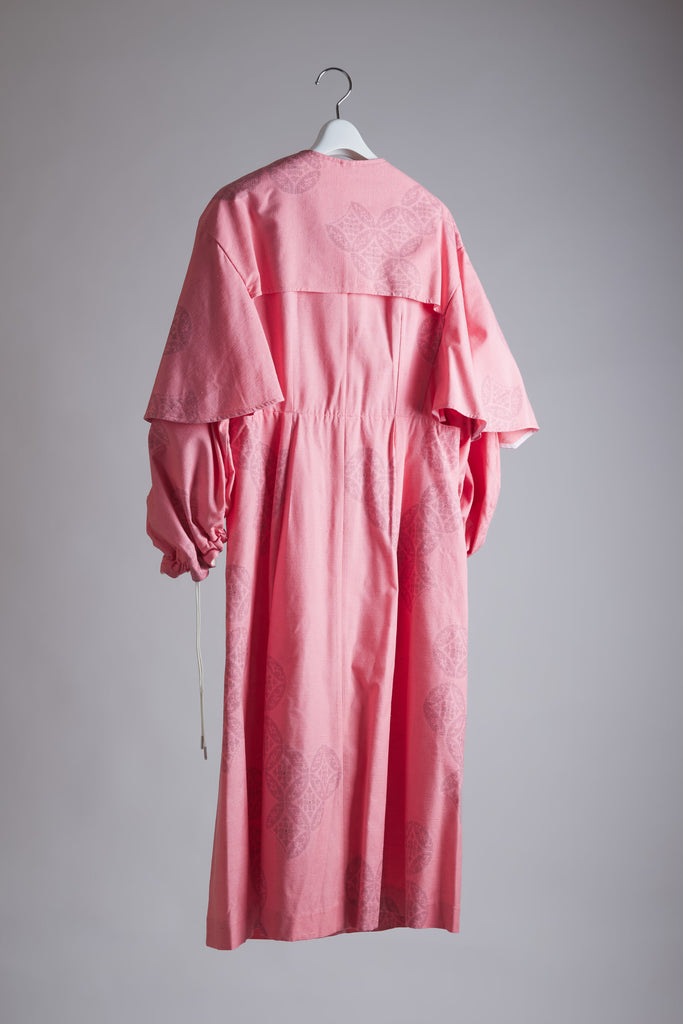 "3711 PROJECT" Layered Sleeve Coat Dress-58