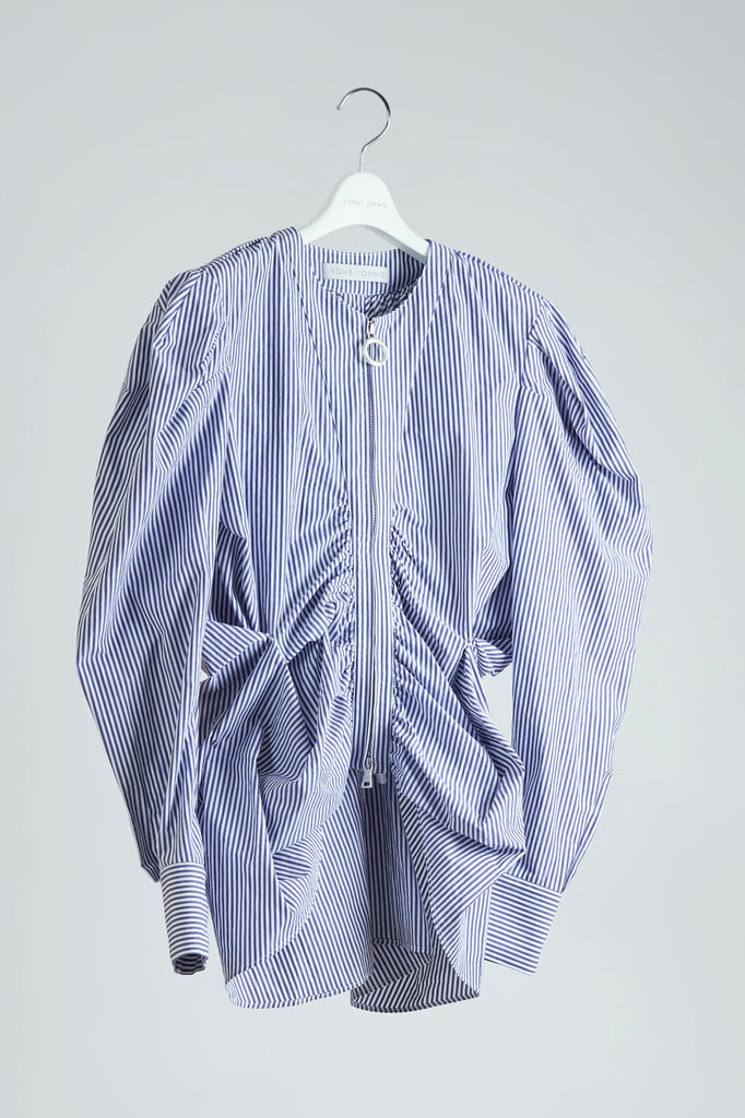 "Takarazuka" Stripe Shirt