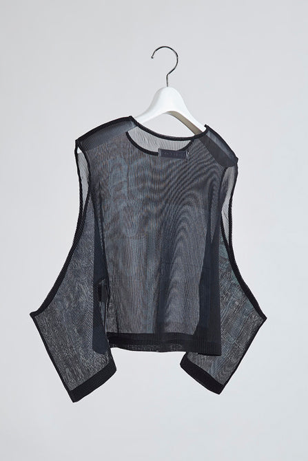 Pleated Graphic Top